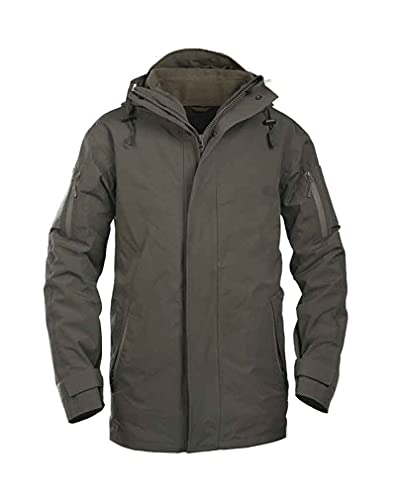 Mil-Tec Jacke Nässeschutz m.Fleeceja. Gen.II Ranger Green Gr.XXL