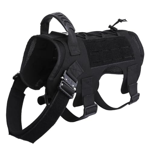 Hundekleidung für und Sommer, wasserdichte -Hundeweste, Universelle Outdoor-Kleidung für Große Hunde, Atmungsaktiv, Schwarz, L