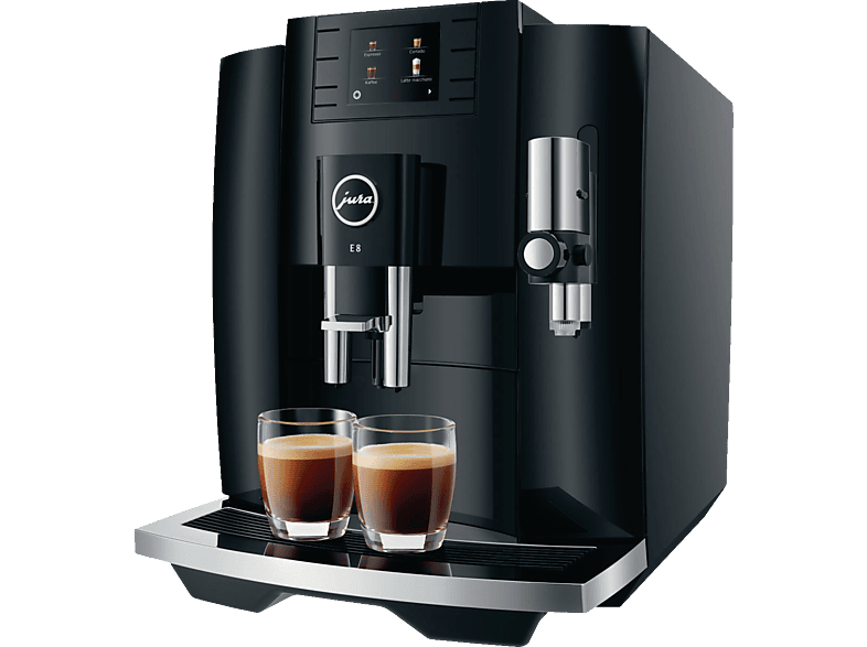 JURA E8 (EB) Kaffeevollautomat Piano Black