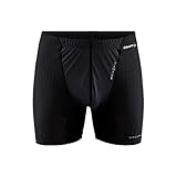 Craft Herren Active Extreme X Wind Boxer M | Boxershorts Herren | Unterhose zum Laufen, Wandern, Ski | Gr. L | Schwarz | Herren Unterhosen | Fahrradunterhose Herren | Funktionsunterwäsche Herren