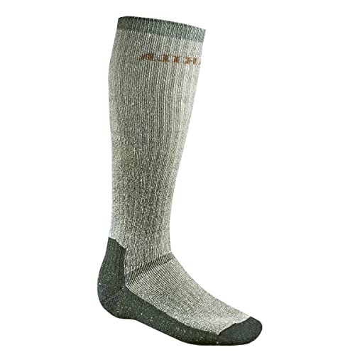 Härkila | Expedition long Socke | Professionelle Jagd Kleidung & Jagd Zubehör für Herren & Damen | Skandinavische Qualität Made to Last | Grey/Green, XL