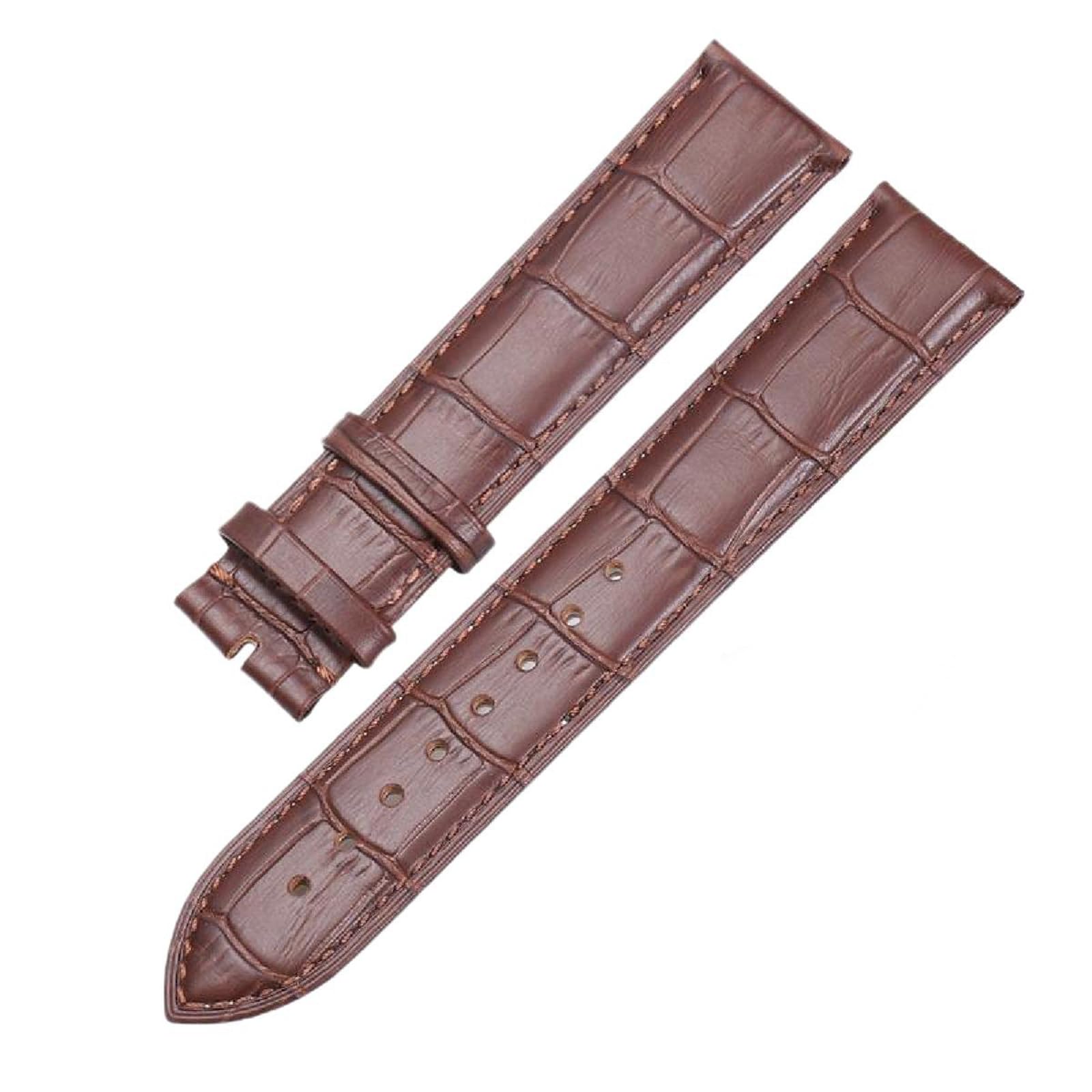 SpaRcz Armband aus echtem Leder, verlängertes Armband, dickes Ersatzarmband, 18-24mm, Farbe 9, 23mm