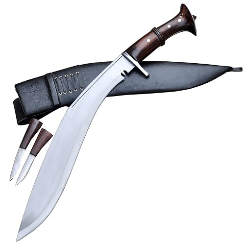 THE NEPAL 40 cm lange Klinge, historisches Kukri-Khukuri-großes Gurkha-Messer, geschmiedet, nepalesisch, authentische Gurkah-Kukri-Machete