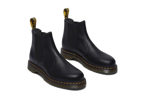 Dr. Martens Unisex-Erwachsene 2976 Warmwair Grizzly Leder Chelsea Boots, Schwarz, 42 EU