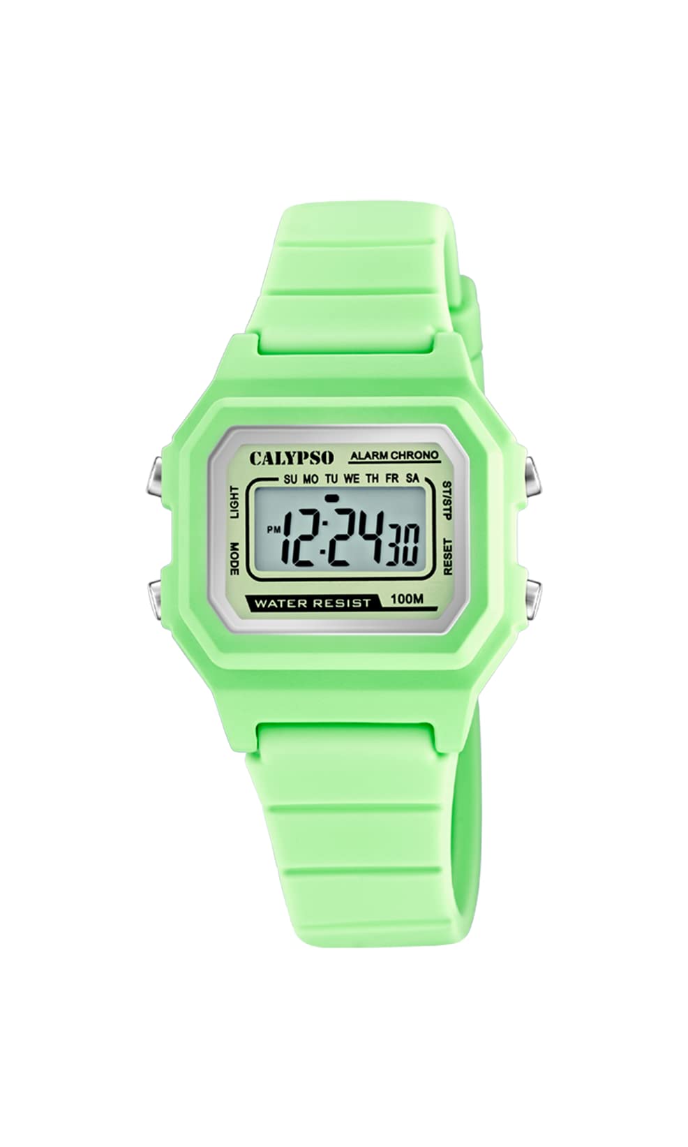 Calypso Unisex Digital Gesteppte Daunenjacke Uhr mit Kunststoff Armband K5802/1