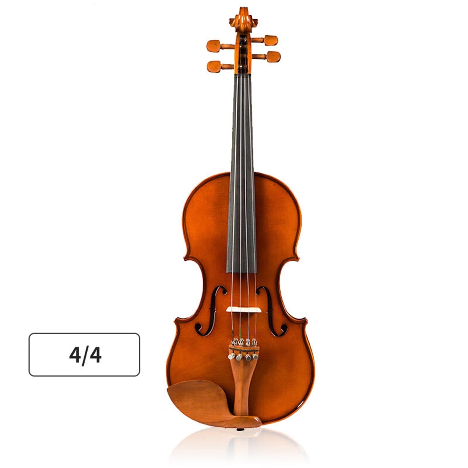 Standard Violine Massivholz Violine Leistung Praxis 4/4 Natürliche Luftgetrocknete Instrument Dreieck Hardcase(Spruce gloss)