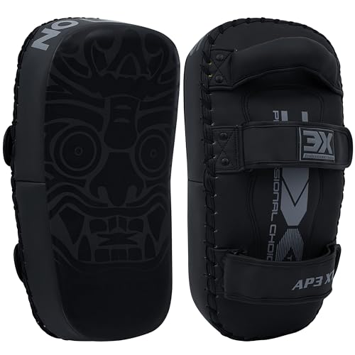 3X Sports Boxing Strike Shield Training Thai Pad Kickboxing Krav MAGA MMA Target Focus Punching Mitts