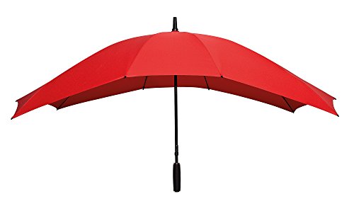 Regenschirm für Paare, gerade, Regenschirm für Paare, Rot, ausgezeichnete Windbeständigkeit, Falcon