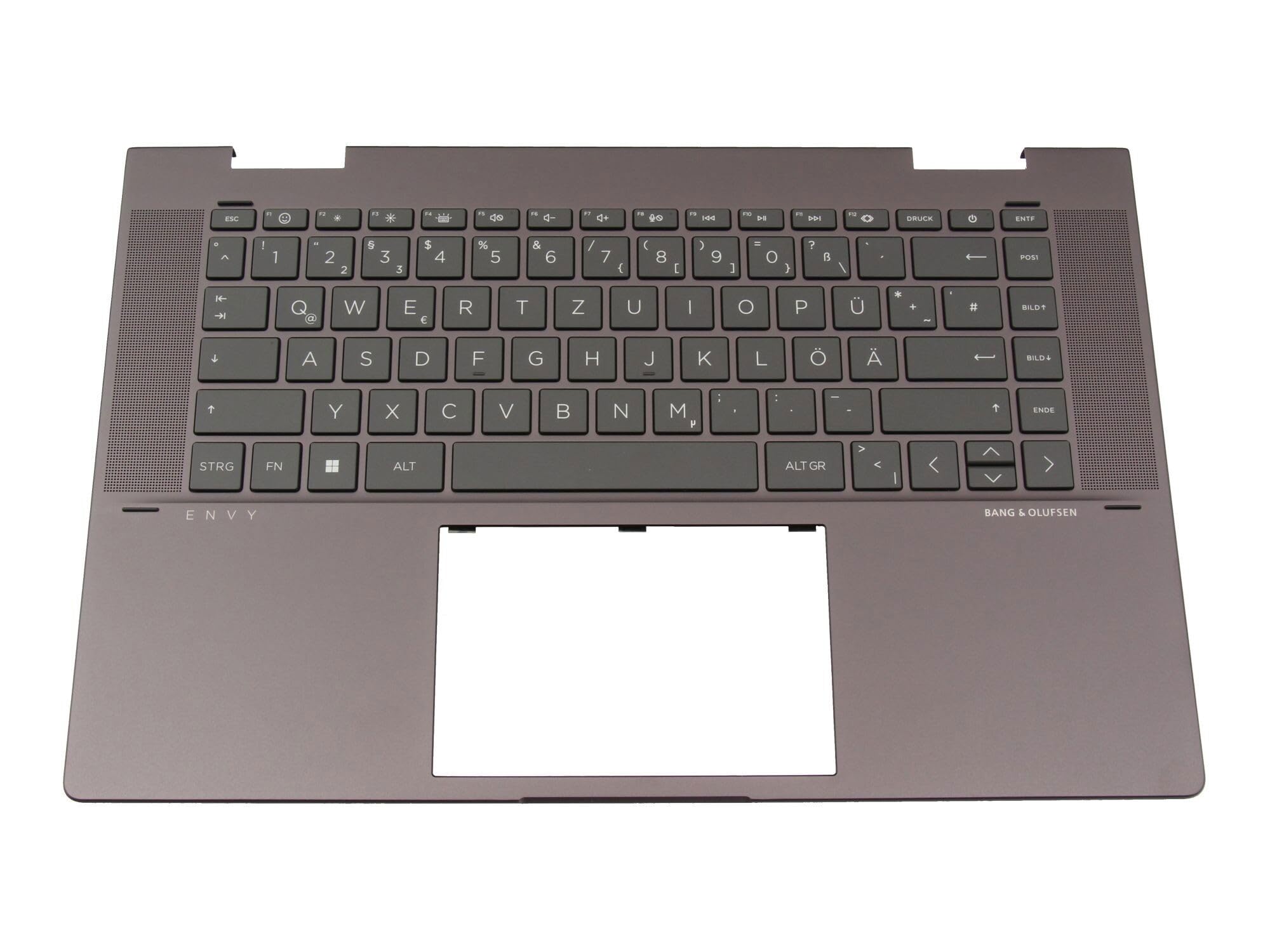 HP N47953-041 Original Tastatur inkl. Topcase DE (deutsch) schwarz/grau mit Backlight für Envy x360 15-fh0