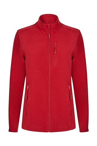 VELILLA Damen Fleecejacke, rot, 42