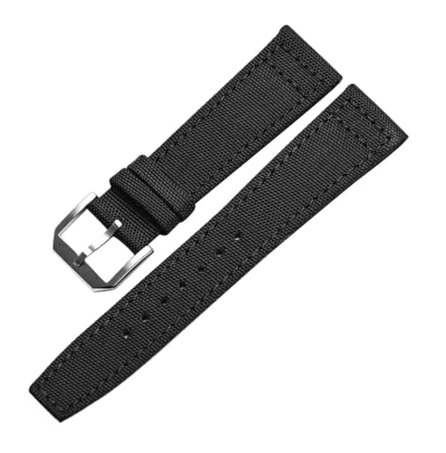 SpaRcz 20-22mm Uhrenarmband Nylon Canvas Uhrenzubehör für Herrenarmband, Farbe 4, 20mm