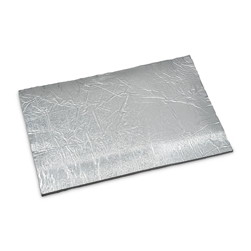 Feuerfest 123 - Keramikfasermatte Aluminium 500x300x5 mm, Aluminiumsilikat, hitzebeständig bis 1.260 °C, Material Dichte 200 KG/m³, Isolierung für Kamine und Öfen