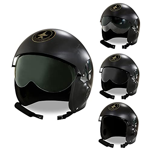 Widmann 04858 - Jet Pilotenhelm, Kostümzubehör, Accessoire, Pilot, Karneval, Mottoparty