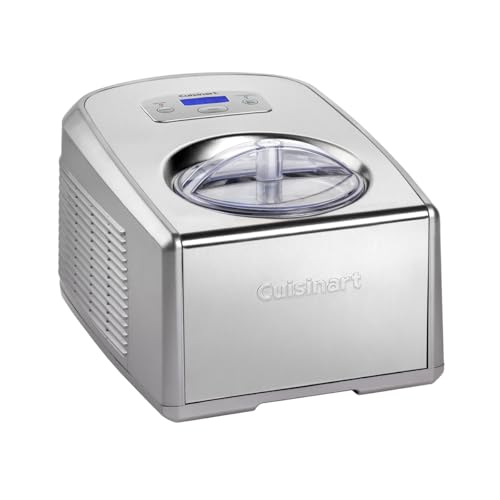 Cuisinart ICE100E Ice Creme Maker Professional Eismaschine, Silber