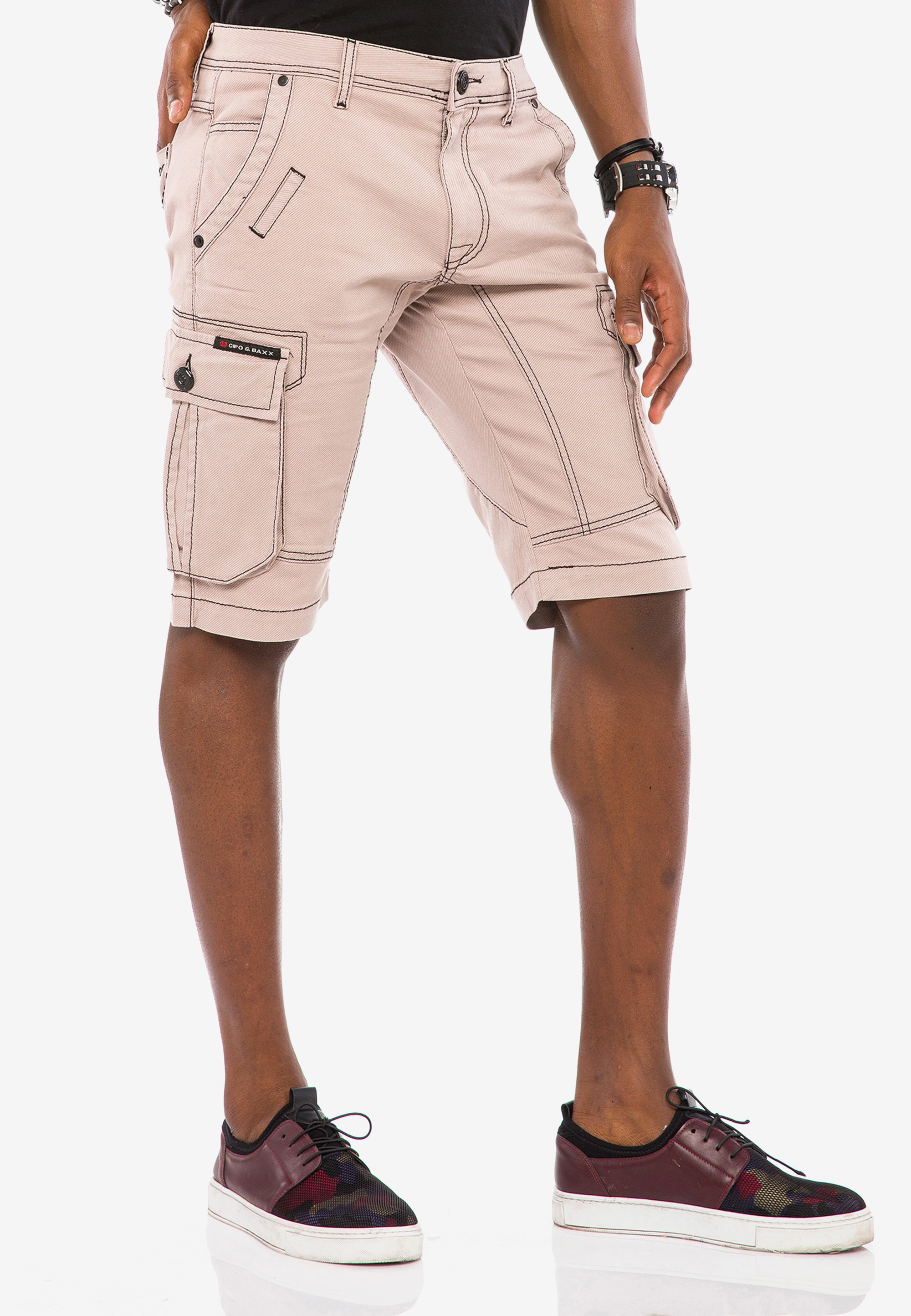 Cipo & Baxx Shorts, mit Cargotaschen 2