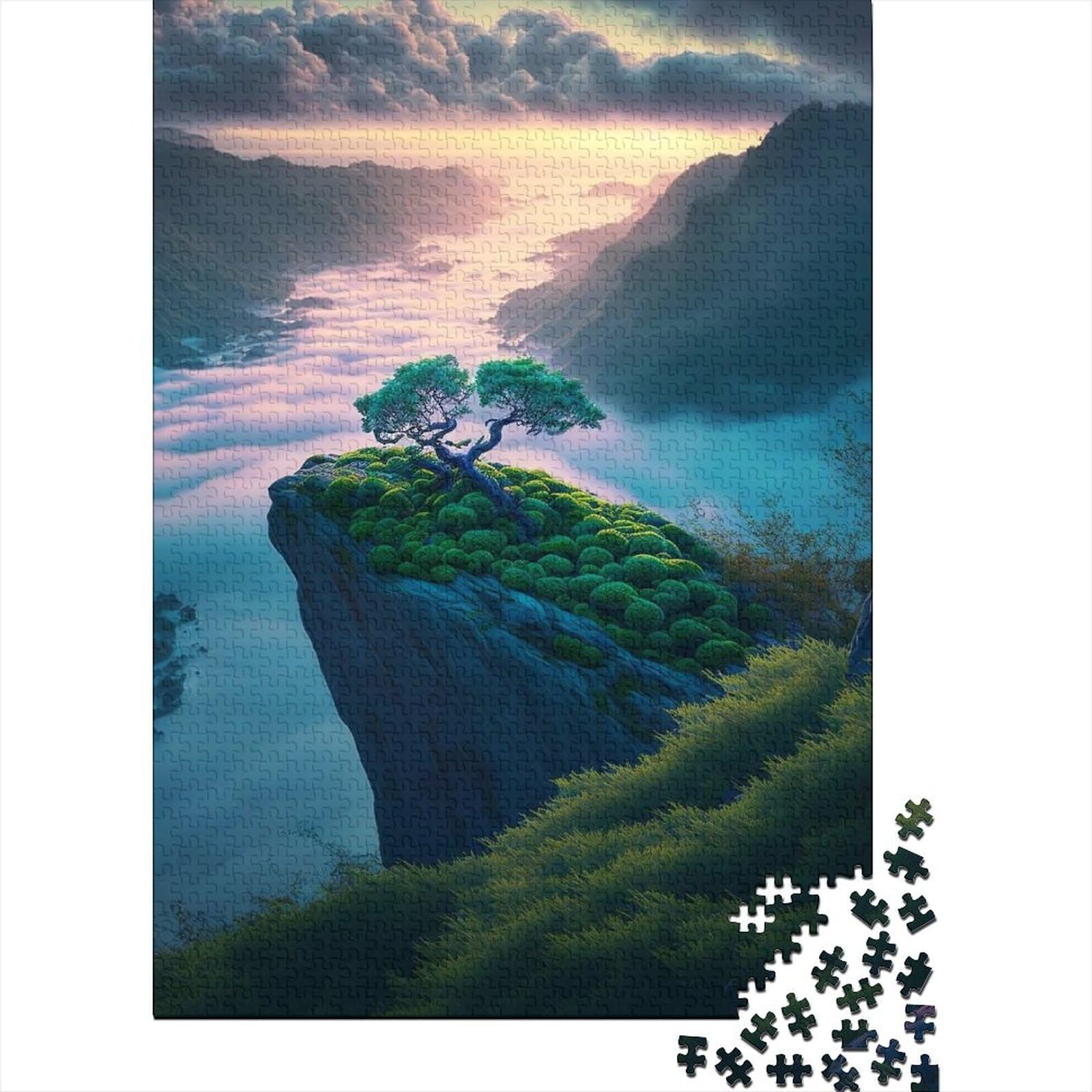 Puzzle „Baum des Lebens“, 500 Teile, für Erwachsene und Jugendliche, von Wooden Jigsaw Puzzles, ganze Familie, 52 x 38 cm