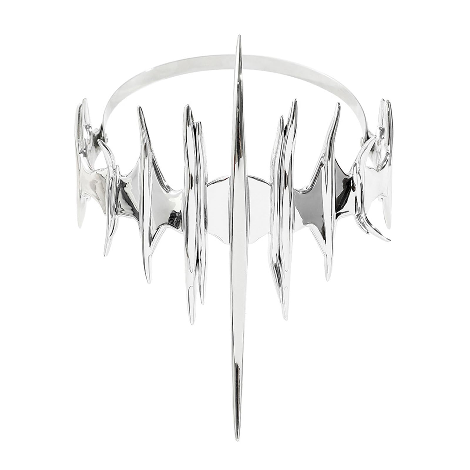 Aurgiarme Edgy Gothic Kopfschmuck Thorn Bone Spikes Dark Headpiece Für Individualität Halloween Kostüm Schmuck Party Ornament Legierung Material Decoar