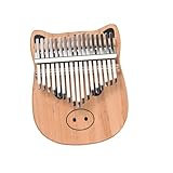 Kalimba 17 Schlüssel Kalimba Kiefer Holz Mit Tragetasche Tuning Hammer Aufkleber Tragbare Tastatur Daumen Klavier Musik(B)