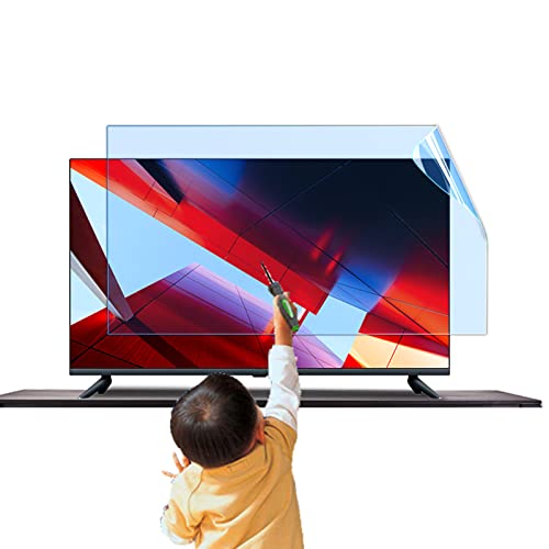 XQHD 65 Zoll Tv Entspiegelungsfolie LCD-Displayschutz Anti-Blaulicht, Anti-Strahlung Blendschutz Helfen Sie Besser Zu Schlafen,Matte-65in(1440X809) mm