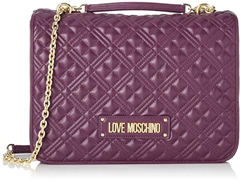 Love Moschino Damen Borsa Quilted Pu Viola Umhngetasche, violett