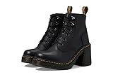 Dr. Martens Damen Jesy 6 Tie Boot Mode-Stiefel, Black Sendal, 9 US