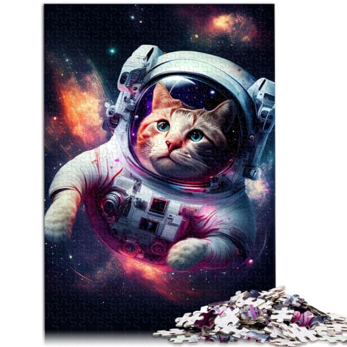 Puzzles, Geschenke, Spielzeug, Space Cat Puzzle | Puzzle 1000 Teile für Erwachsene, Spaß für Aktivitäten zu Hause, Geburtstagsgeschenk, Reisegeschenke, 1000 Stück (50 x 75 cm)