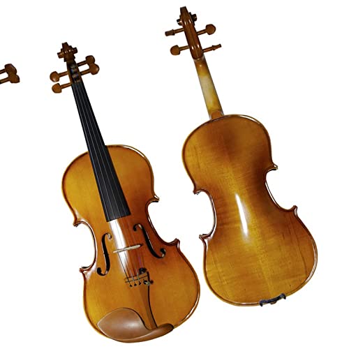 Violine Anfänger Schüler Ahorn Violine Saitenmusikinstrument Mit Bogensaiten Komplettes Set Jujube-Holz-Zubehör (Color : 1/2)