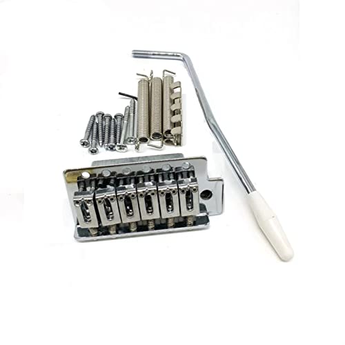 E-Gitarren-Teile Chrome Tremolo Bridge System Tune-o-matic Steg (Color : Sliver)