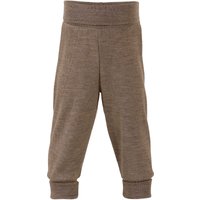 Engel Babyhose breiter Bund Wolle Seide, Naturtextilien, 3 Farben, Gr. 50/56-86/92 (62/68, Walnuss)