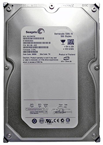 Seagate Barracuda ST3500630AS 7200.10 8,89 cm (3,5 Zoll) Festplatte (500 GB, SATA II, 7200 rpm)