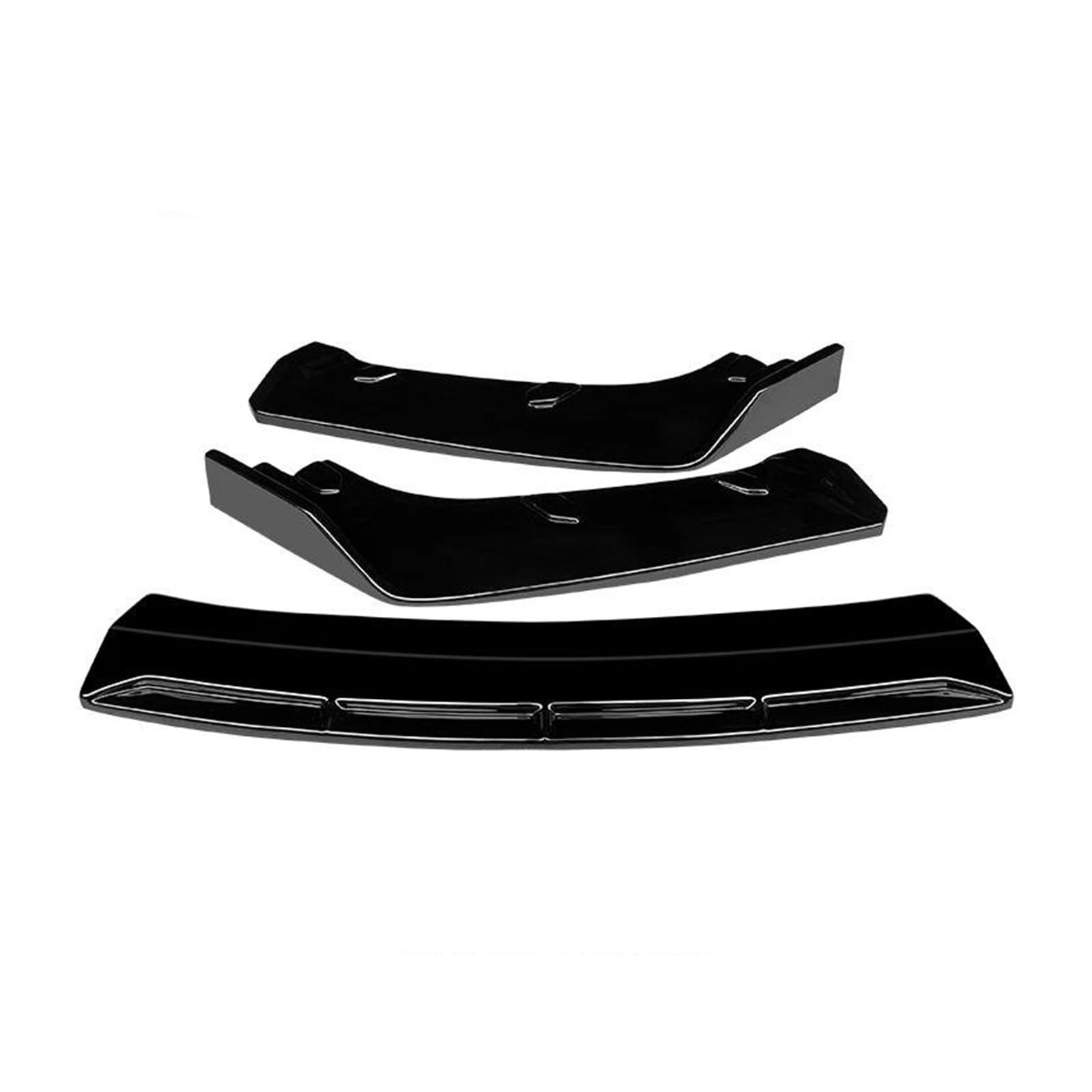 Frontspoiler Lippe Für Jaguar Für XF 2008-2014 ABS Glanz Schwarz Kopf Stoßstange Kinn Schaufel Schutz Auto Styling Carbon Front Lip Spoiler Schürze Frontstoßstange Spoiler(Gloss Black)