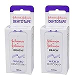 Johnson & Johnson Reach Dentotape gewachst 100m, 2er Pack (2x 100m)