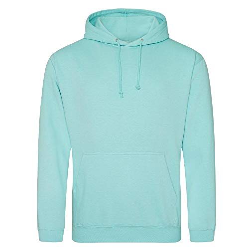 Just Hoods - Unisex College Hoodie/Peppermint, M