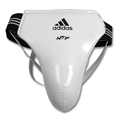 Adidas Herren WTF Tiefschutz Cup Displayschutzfolie Martial Arts – Weiß, Medium