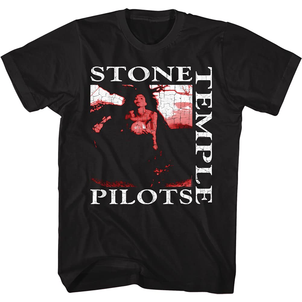 Stone Temple Pilots Rock Band Core Album Erwachsene Kurzarm T-Shirt Graphic Tee, schwarz, X-Groß