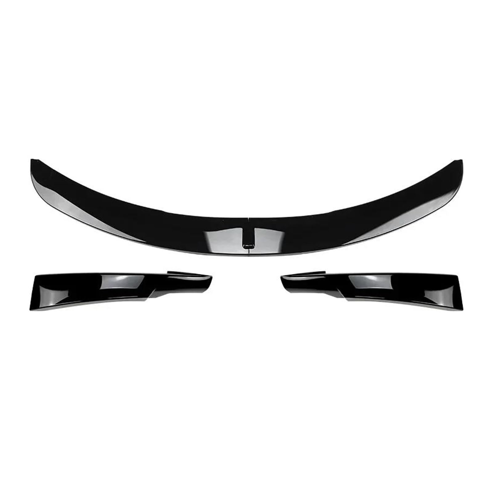 Splitter Für 3er-Reihe Für Pre-LCI 2009 2010 2011 2012 320i 330i Body Kits E90 E91 Sportwagen Frontstoßstange Lip Spoiler Diffusor Splitter Frontlippe(Gloss Black A B)