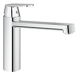 GROHE Eurosmart Cosmopolitan - Spültischarmatur (mittelhoher Auslauf, Schwenkbereich 140°, langlebige Oberfläche), chrom, 30193000