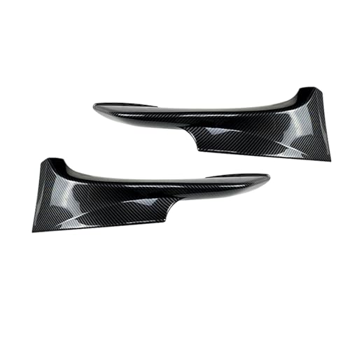 Splitter Frontstoßstangen-Seitensplitter-Abdeckung Auto-Entlüftungs-Einlass Unterer Spoiler Canards Für 3er-Serie E92 E93 LCI Für Sport 2010–2014 Frontlippe(Kohlefaser-Optik)