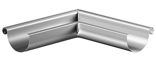 Trobak Dachrinne Aluminium Natur NW 150mm (333er) Länge 2 Meter (Aussenwinkel Aluminium Natur NW150mm)