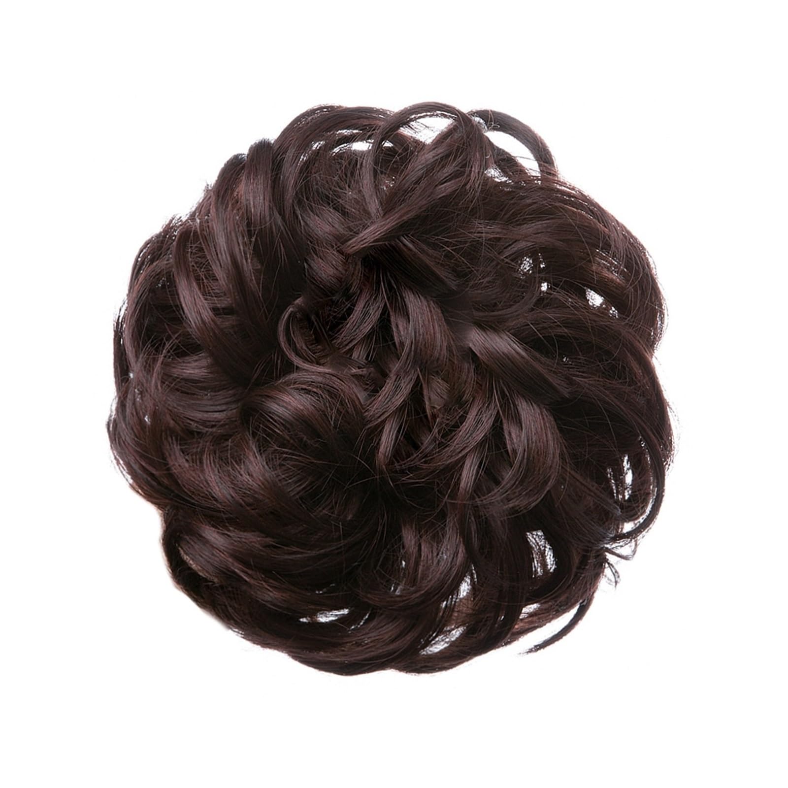 Haarteile Haarknoten Unordentlicher synthetischer Haarknoten for den täglichen Gebrauch, Chignon-Scrunchies, gefälschtes Haarband, Zopf, elastisches Haarteil, Schwanz for Frauen H9 Brötchen Haare(33)