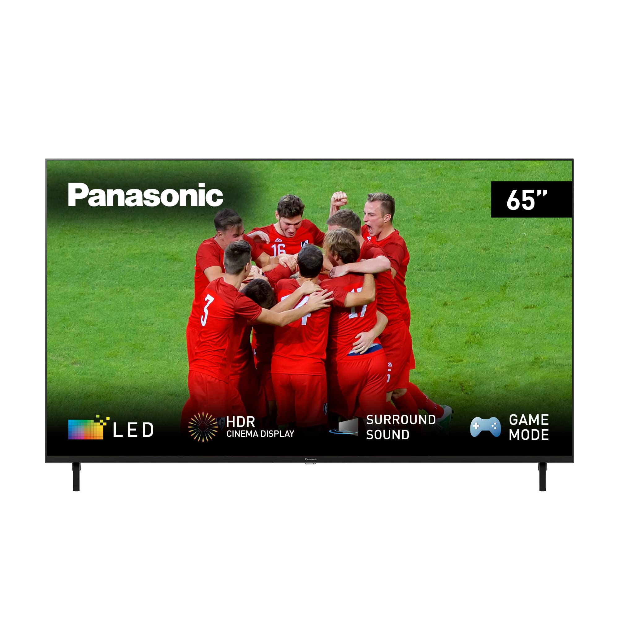 Panasonic TX-65LXW834 164 cm LED Fernseher (65 Zoll, 4K HDR UHD, HCX Processor, Dolby Atmos, Smart TV, Sprachassistent, Bluetooth, HDMI, USB), schwarz