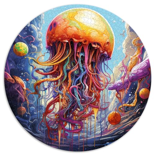 Spielzeug-Puzzle „Urban Jellyfish“ für Erwachsene, 1000 Teile, 26,5 x 26,5 Zoll, lustiges Geschenk, jedes Teil ist einzigartig – anspruchsvolles, unterhaltsames Spiel für die ganze Familie