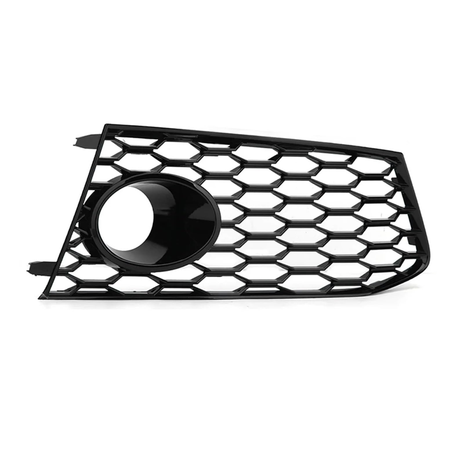 Frontgrills Für RS7 2014 2015 2016 2017 2018 Honeycomb HEX Nebel Lampe Grill Auto Front Nebel Licht Kühlergrill Abdeckung Trim Front Bumper Grille(Right Side)