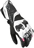 Macna Protego Damen Motorradhandschuhe XXL Weiß/Rosa