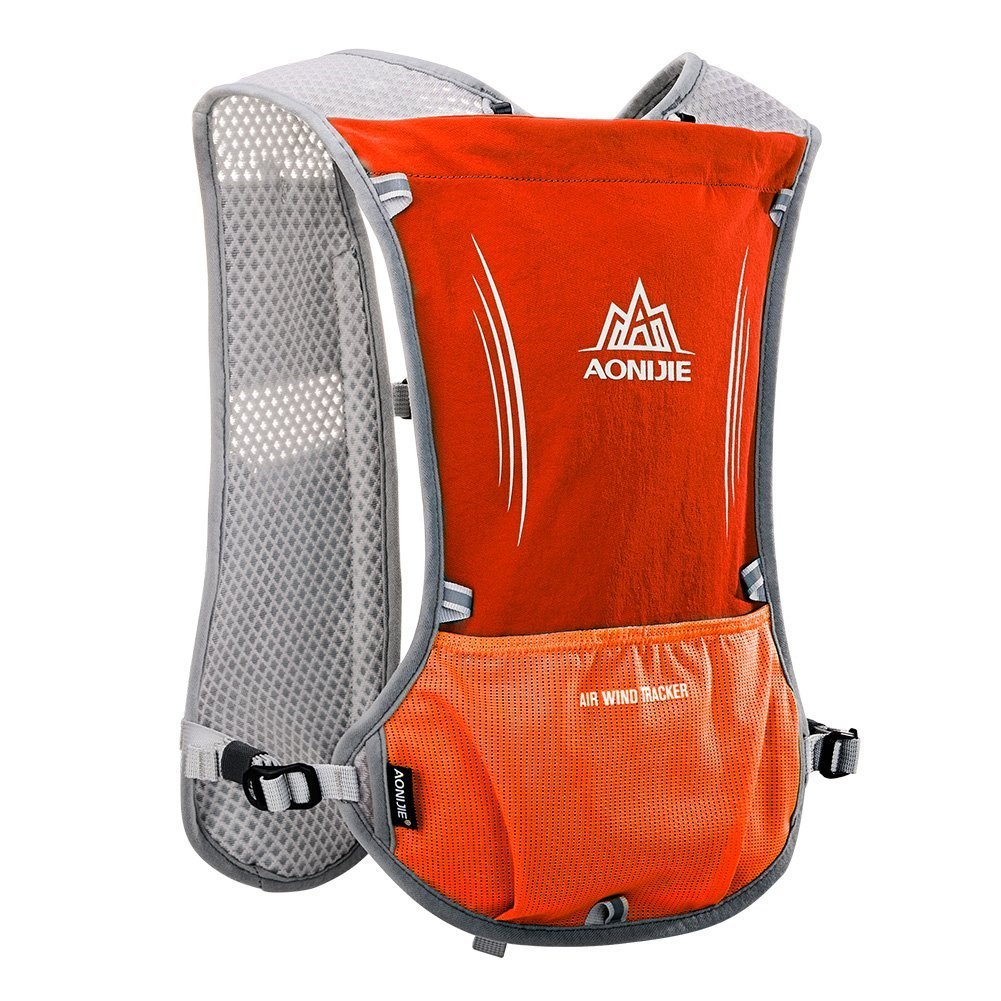 AONIJIE Ultrleicht Fahrradrucksack/Trinkrucksack Getränketasche für Wandern, Training, Outdoor Sport (Orange)