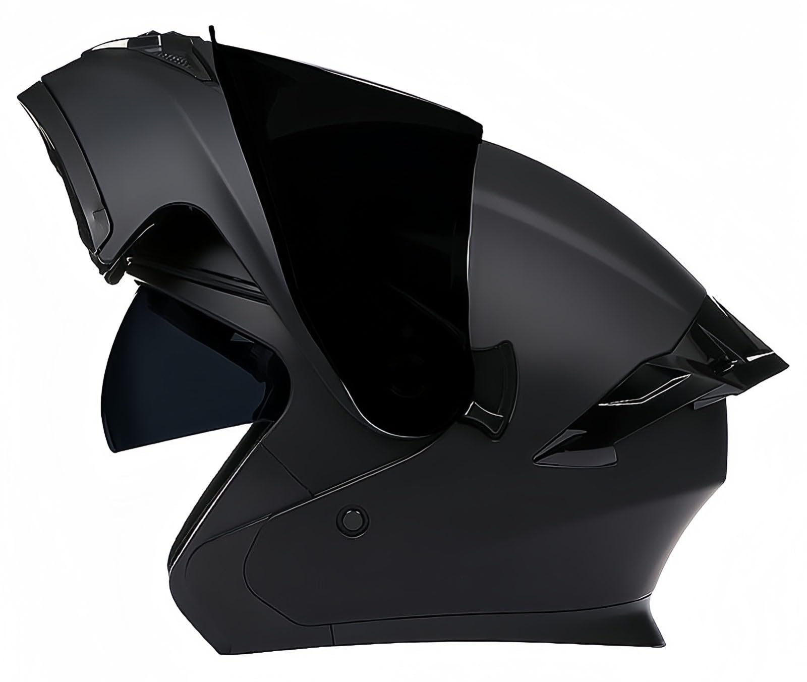 Modulare Motorradhelme, ECE/DOT-zugelassener integrierter Doppelvisier-Motorradhelm, für Erwachsene, Männer und Frauen E,XL61-62CM