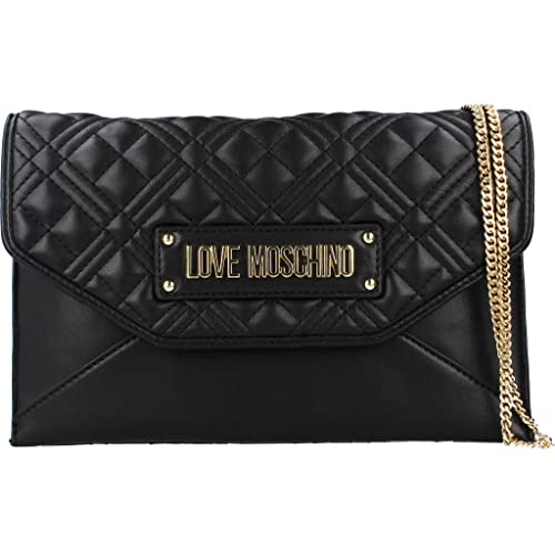 Love Moschino Damen BORSA A SPALLA Umhngetasche, Schwarz