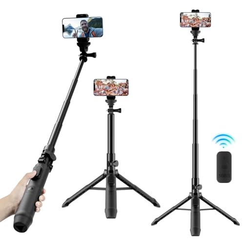 SIRUI MS-01K Stativ 138cm & Selfiestick für Smartphones und Actioncams