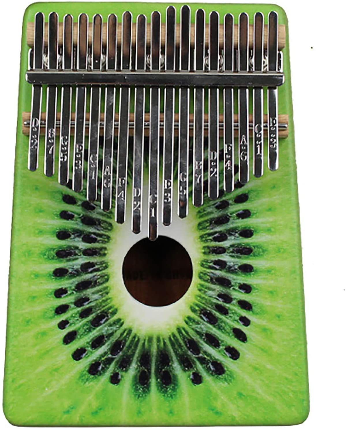 Kalimba Daumen-Qin, Daumenklavier, Fingerklavier | 17|| 21 Tasten Kalimba, traditionelles Musikinstrument, Taschen-Daumenfingerklavier, Mbira-Klavier for Musikliebhaber, (18 cm x 13 cm), 17 Noten F (F