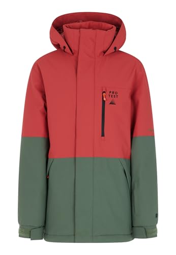 Protest Boys Ski- Und Snowboardjacke PRTSAVER JR Barn Red 140